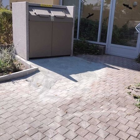 Facility Management — neu verlegte Pflasterfläche